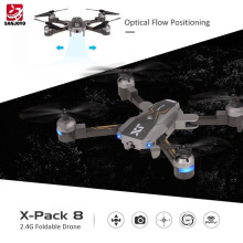 Attop 720P wide angle Wifi Camera Foldable Drone Altitude Hold Optical Flow Positioning Quadcopter AR game mode SJY-X-Pack8